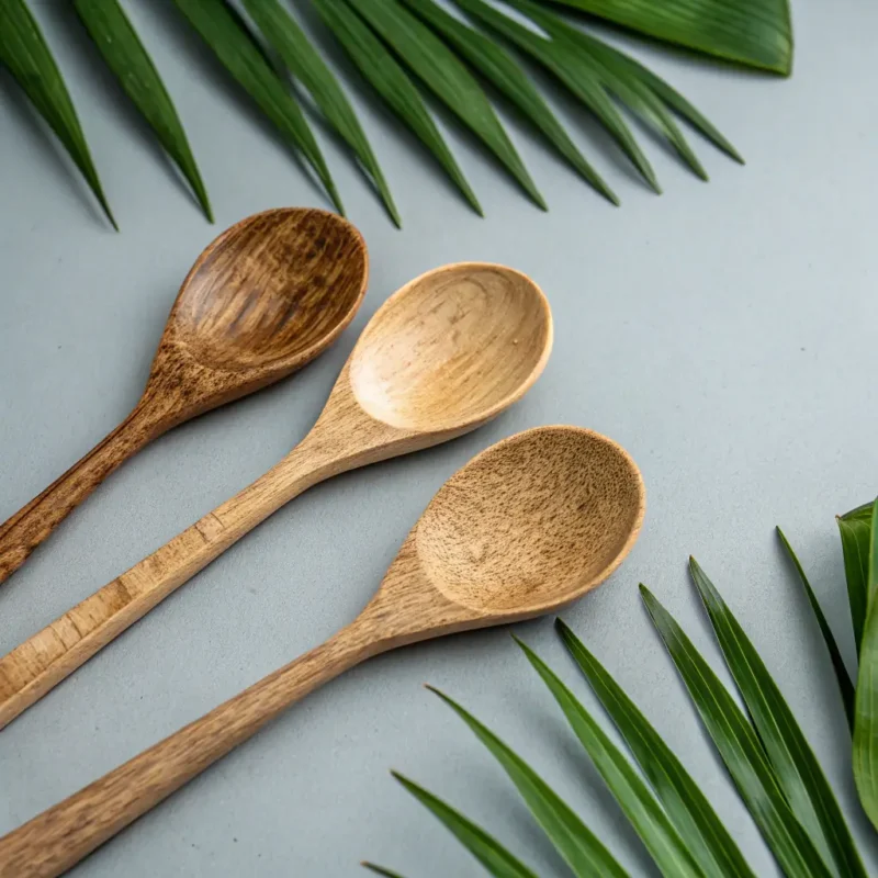 Palm Leaf Spoons